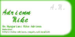 adrienn mike business card